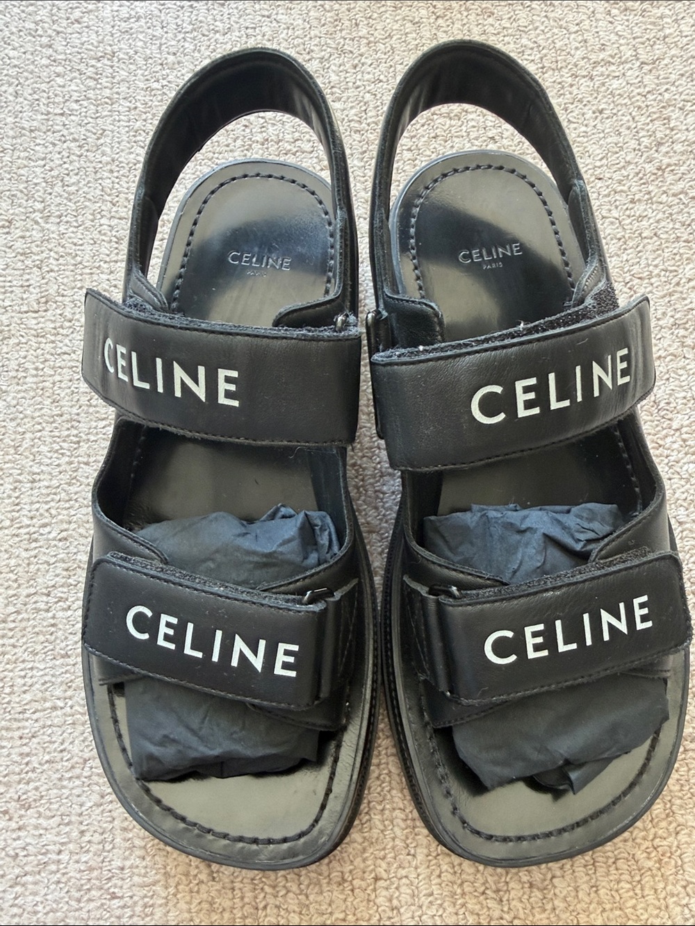 Celine Leather Sandals